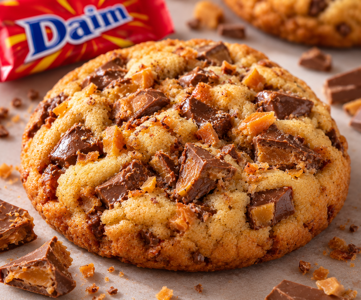 Cookie au Daims sans gluten