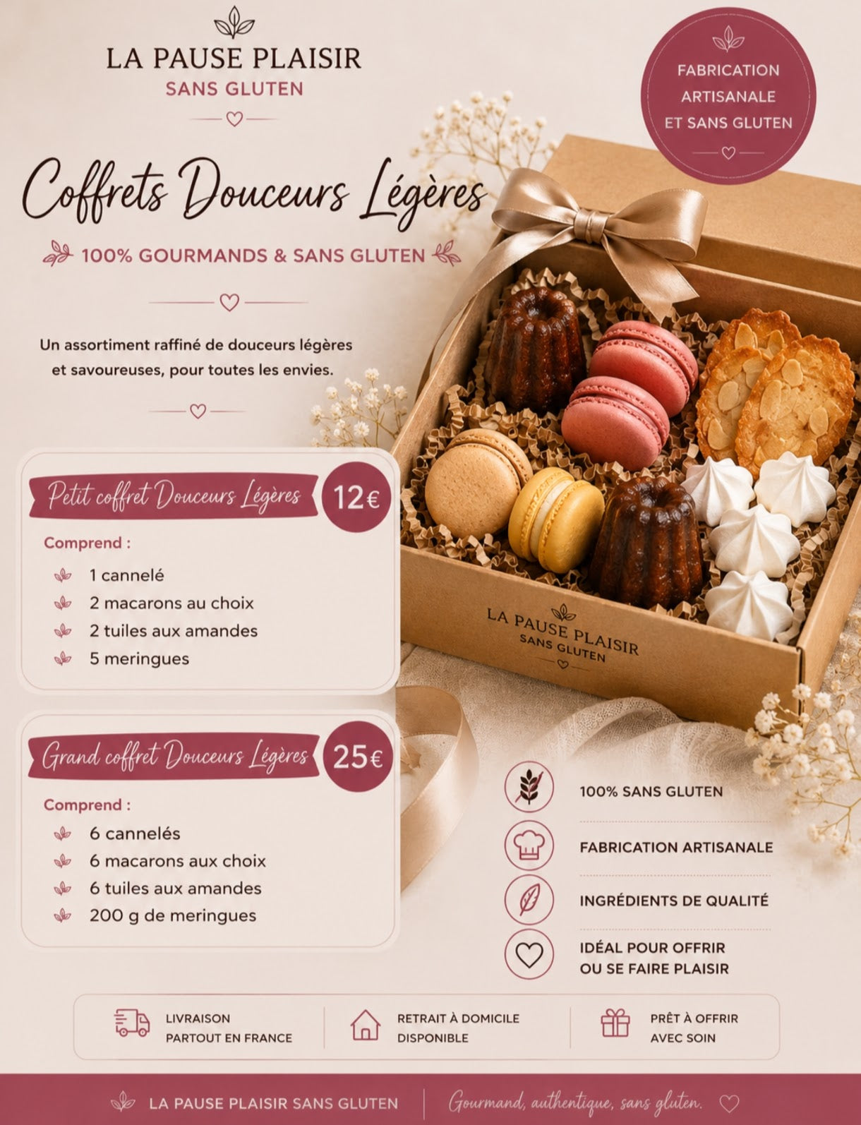 Coffret douceur légère- petit format