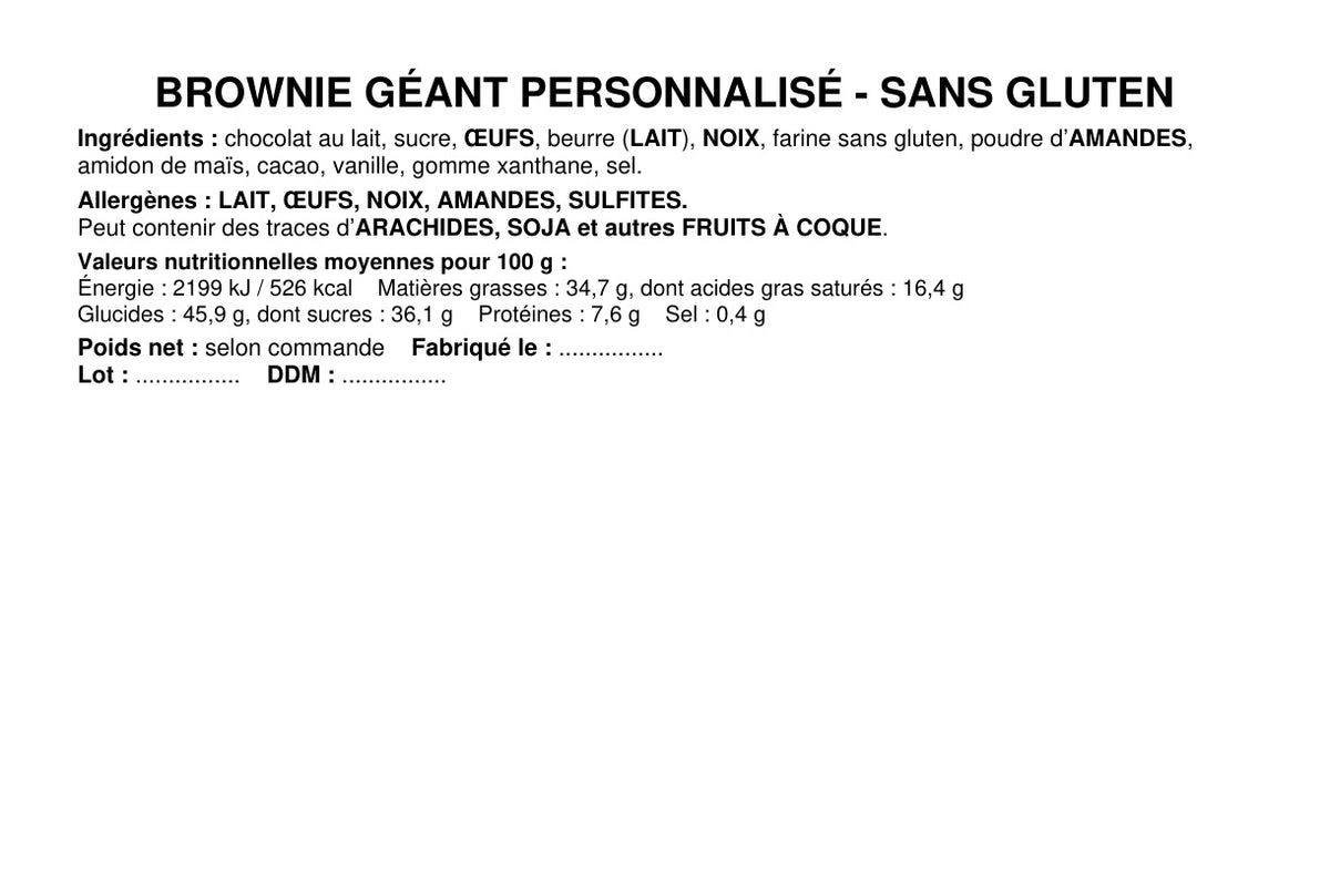 🎂 Pack Anniversaire Adulte – 100 % Sans Gluten