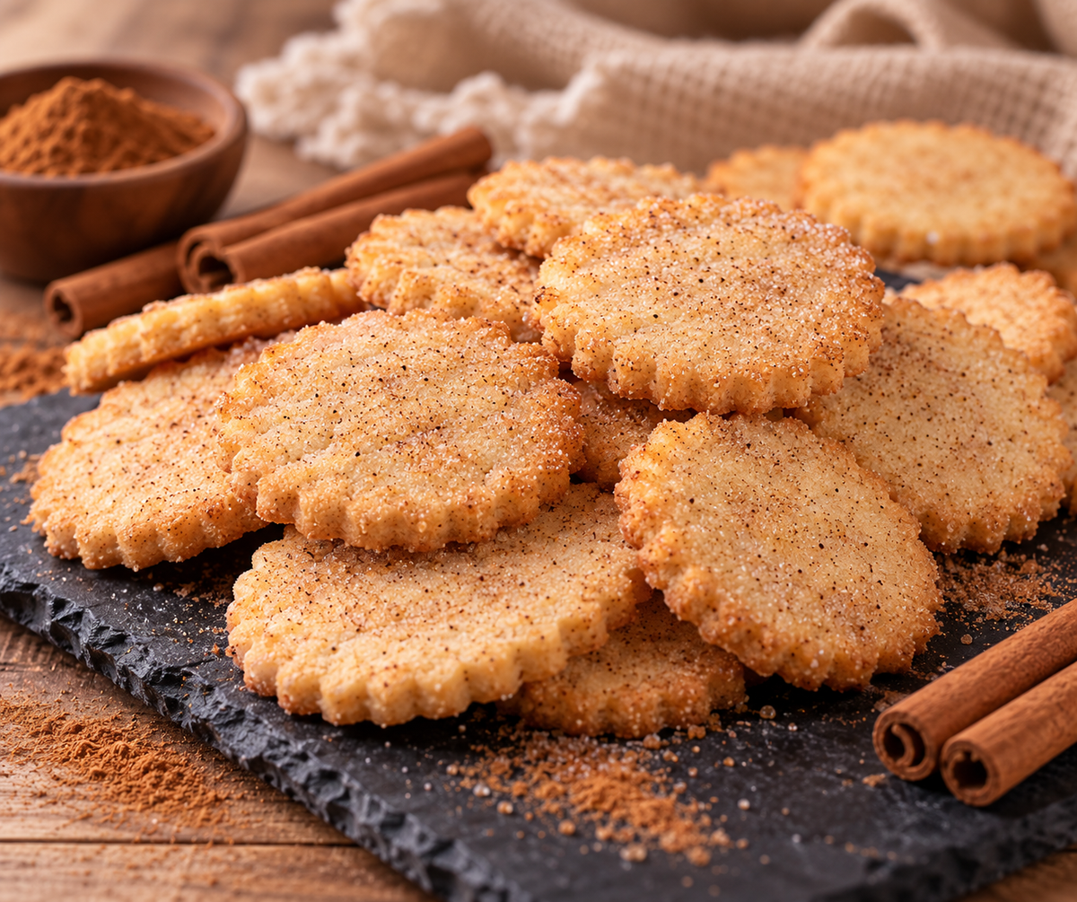 SABLÉS À LA CANNELLE – SANS GLUTEN